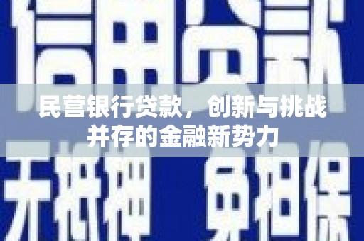 祁县民营银行贷款，创新与挑战并存的金融新势力