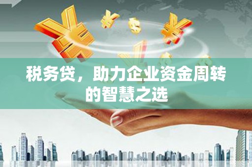 祁县税务贷，助力企业资金周转的智慧之选
