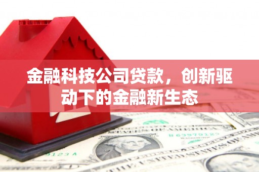 祁县金融科技公司贷款，创新驱动下的金融新生态
