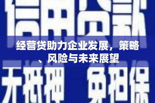 祁县经营贷助力企业发展，策略、风险与未来展望
