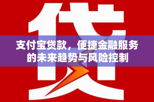 祁县支付宝贷款，便捷金融服务的未来趋势与风险控制