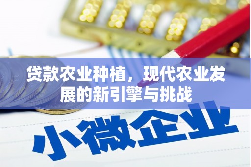 祁县贷款农业种植，现代农业发展的新引擎与挑战