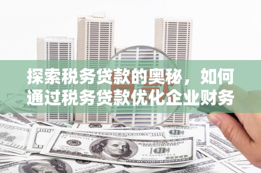 祁县探索税务贷款的奥秘，如何通过税务贷款优化企业财务