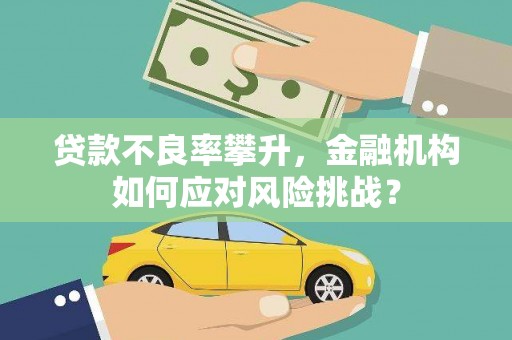 祁县贷款不良率攀升，金融机构如何应对风险挑战？