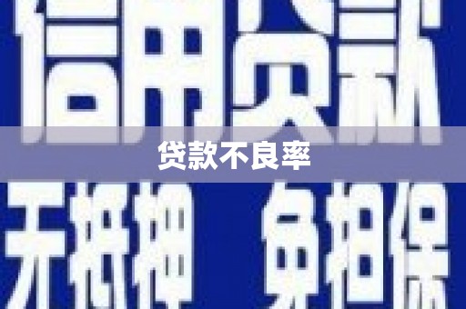 祁县贷款不良率