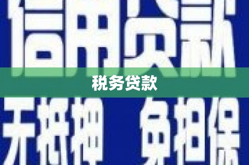 祁县税务贷款