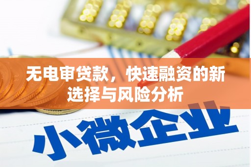 祁县无电审贷款，快速融资的新选择与风险分析