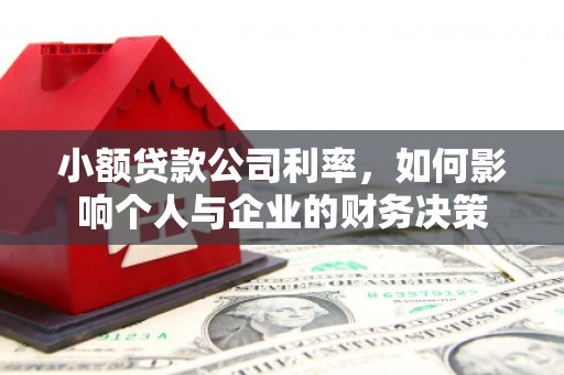 祁县小额贷款公司利率，如何影响个人与企业的财务决策