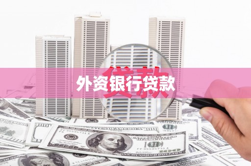 祁县外资银行贷款
