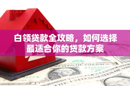 祁县白领贷款全攻略，如何选择最适合你的贷款方案